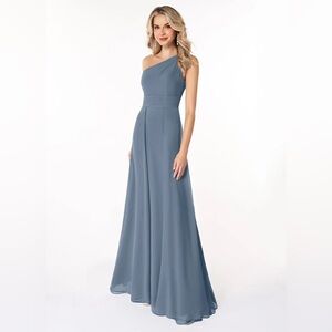 Azazie Blue Twilight Bridesmaid Dress